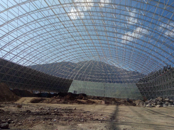 崇州干煤棚网架加工案例