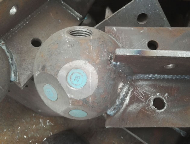 崇州螺栓球球塞，网架配件