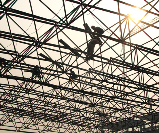 崇州厂房网架安装